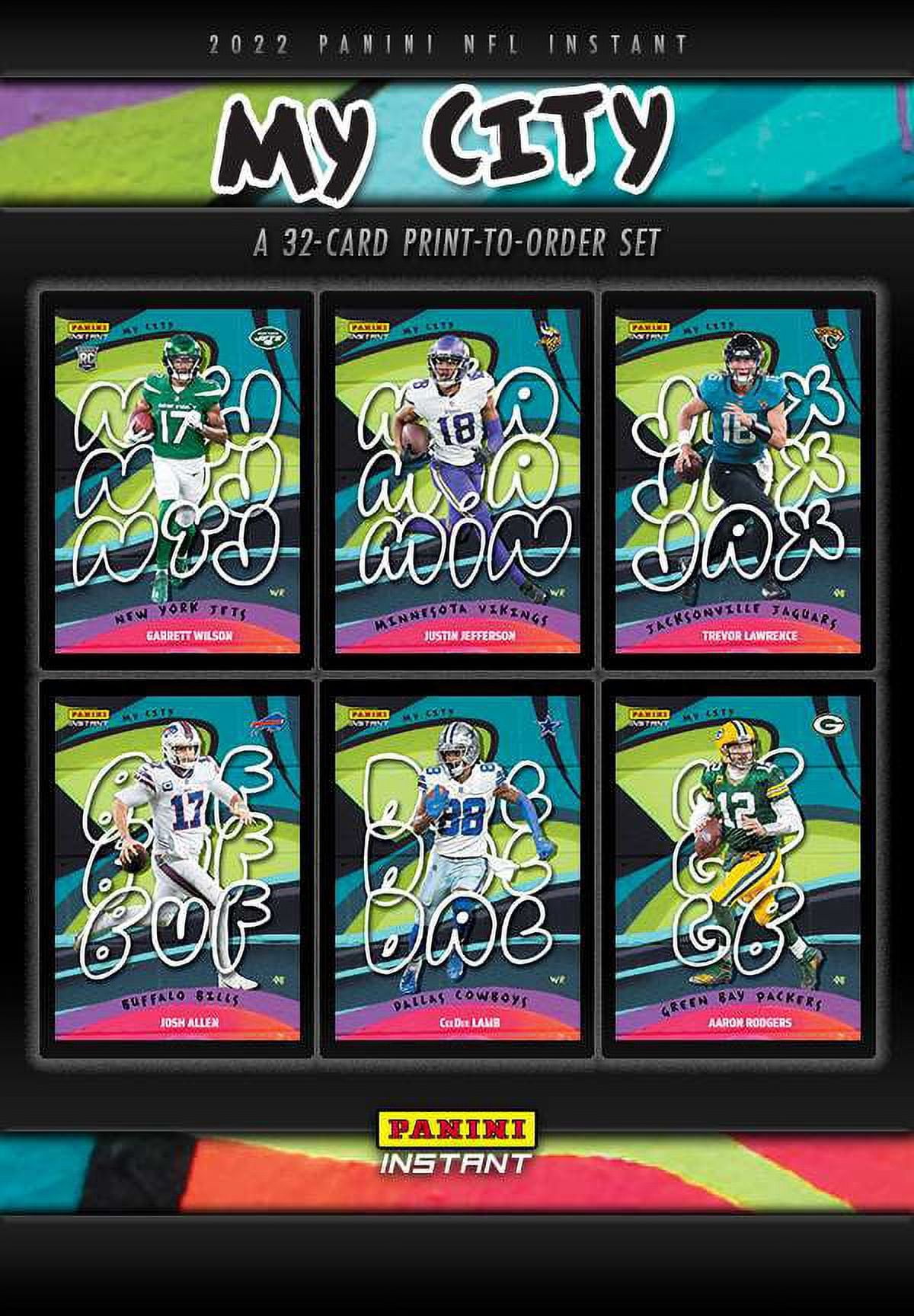 NFL 2022 Instant My City Football Trading Card Set (32 Cards)
