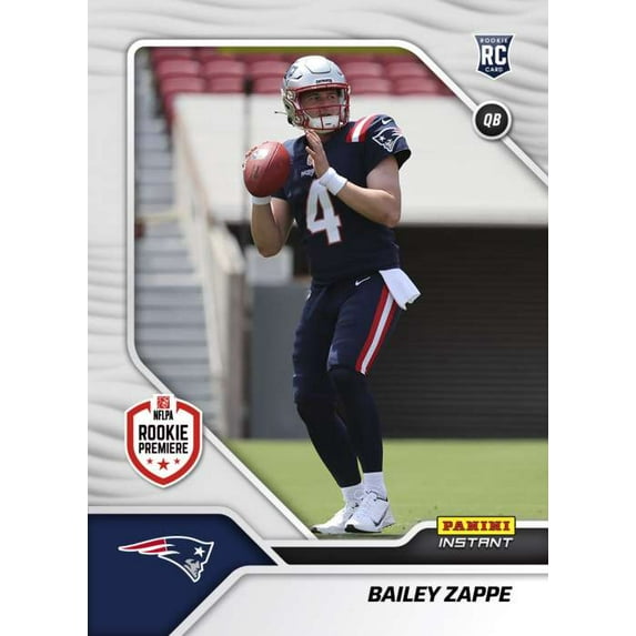 NFL 2022 Instant RPS First Look Football 1 of 942 Bailey Zappe Trading Card (Rookie Card) #FL39