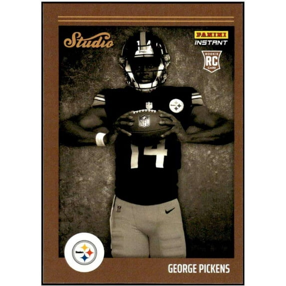 NFL 2022 Instant Studio Football George Pickens Trading Card S18 (Rookie Card) (Panini)