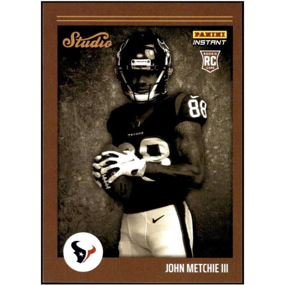 NFL 2022 Instant Studio Football John Metchie III Trading Card S16 (Rookie Card) (Panini)