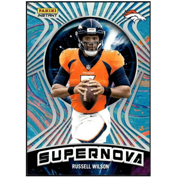 NFL 2022 Instant Supernova Football   Russell Wilson Trading Card S-8 (Panini)