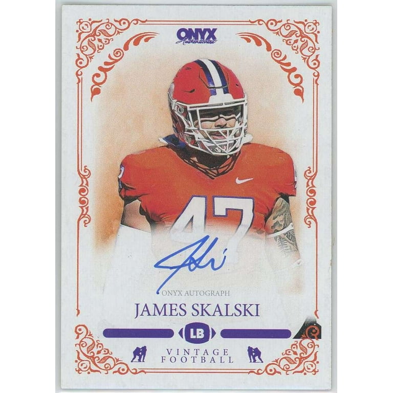 NFL 2022 Onyx Vintage College Football Blue Ink /300 James Skalski