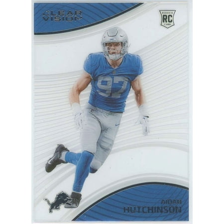 NFL 2022 Panini Chronicles Clear Vision Aidan Hutchinson CVR-3 (Rookie)