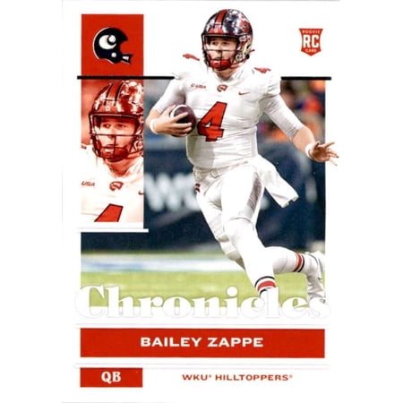 NFL 2022 Panini Chronicles Draft Picks Bailey Zappe Trading Card #24 (Rookie Card)