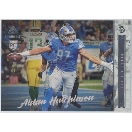 NFL 2022 Panini Chronicles Luminance Aidan Hutchinson #219 (Rookie)