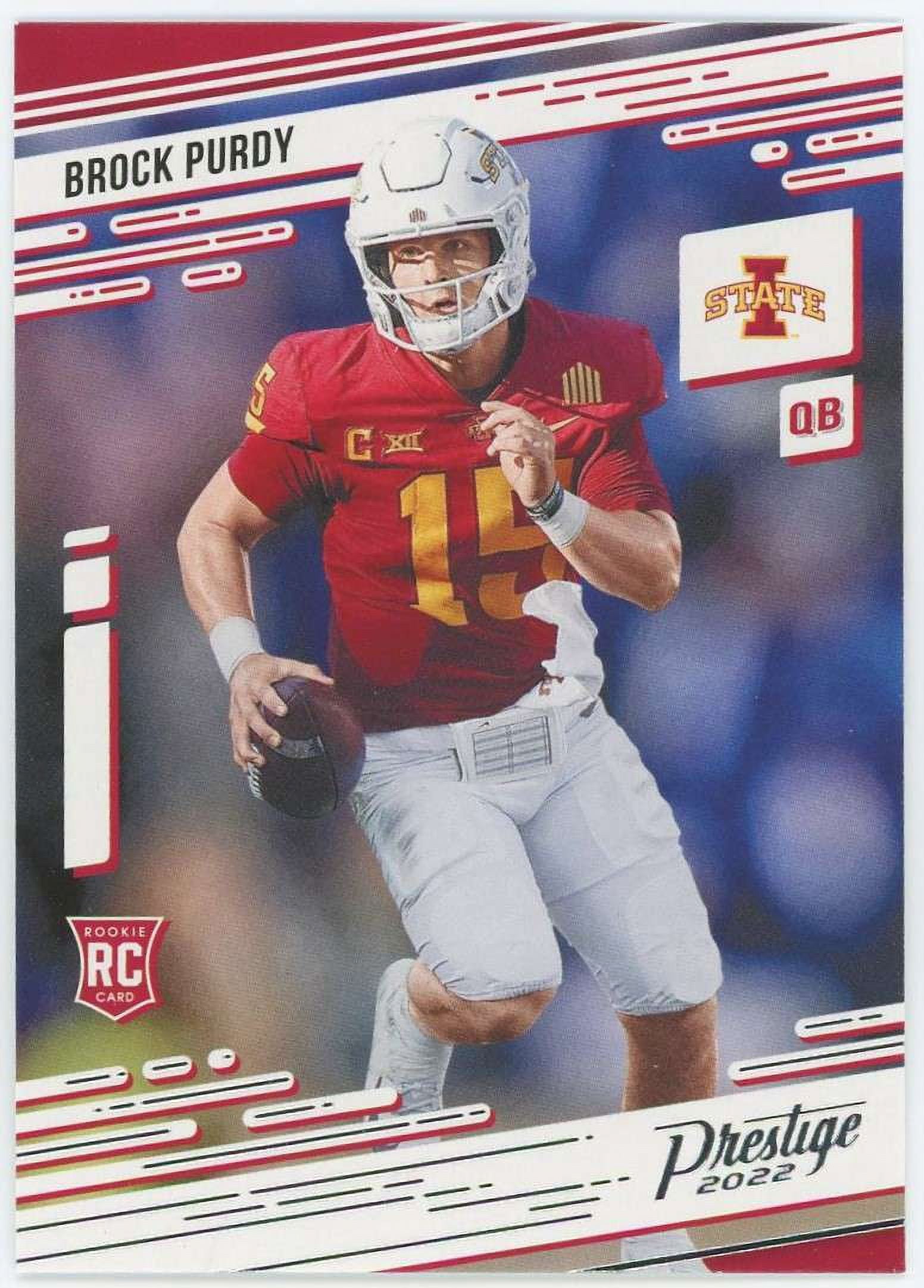 NFL 2022 Panini Chronicles Prestige Draft Picks Brock Purdy #25