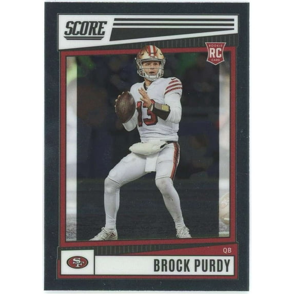 NFL 2022 Panini Chronicles Score Brock Purdy SP-401 (Rookie)