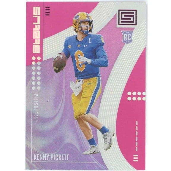NFL 2022 Panini Chronicles Status Draft Picks Pink Kenny Pickett #8 (Rookie)