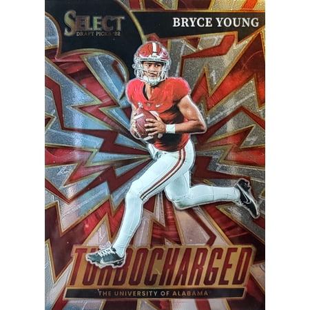 NFL 2022 Panini Select Draft Picks Bryce Young Trading Card TBY (Turbocharged)