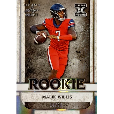 NFL 2022 Ultimate Draft Football 12/25 Malik Willis Trading Card (Rookie) #14