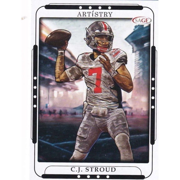 NFL 2023 Artistry Black CJ Stroud #29 (Rookie)