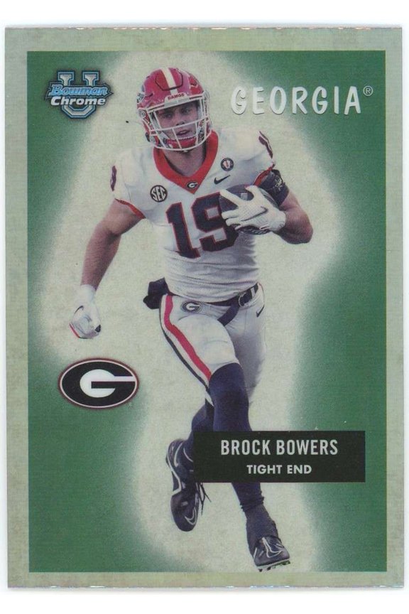 NFL 2023 Bowman Chrome U 1955 Retro Insert Brock Bowers #55BF-3