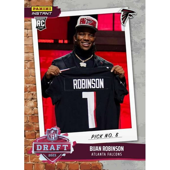 NFL 2023 Instant Draft Night Football Bijan Robinson DN5 (Rookie Card)