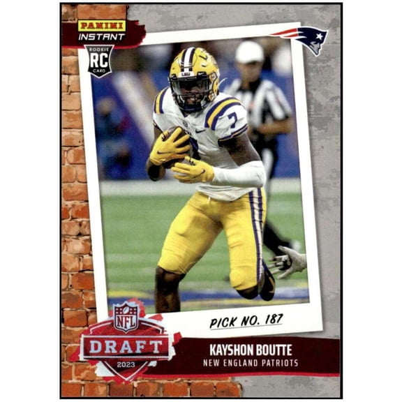 NFL 2023 Instant Draft Night Football Kayshon Boutte DN25 (Rookie Card)