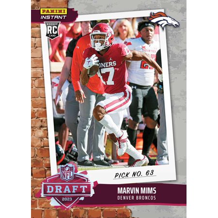 NFL 2023 Instant Draft Night Football Marvin Mims DN27 (Rookie Card)