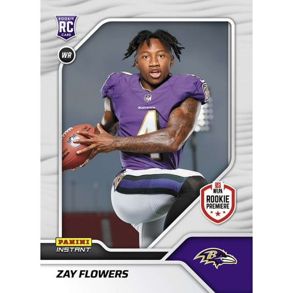 NFL 2023 Instant RPS First Look Football Zay Flowers #9 (Rookie Card)