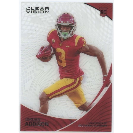 NFL 2023 Panini Chronicles Clear Vision Draft Picks Jordan Addison #6 (Rookie)