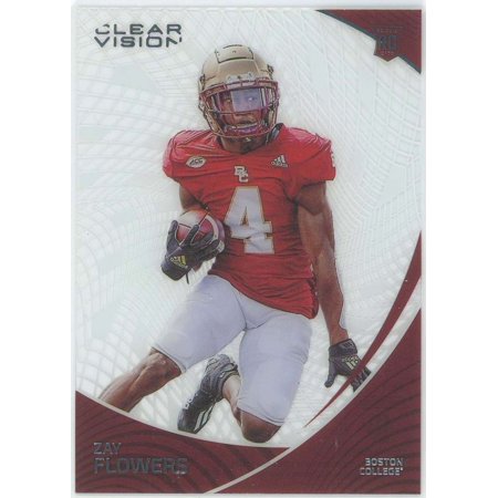NFL 2023 Panini Chronicles Clear Vision Draft Picks Zay Flowers #8 (Rookie)