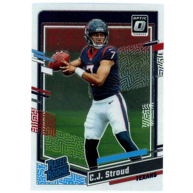 cj stroud rookie card graded NFL 2023 Panini Donruss Optic CJ Stroud #244 (Rated Rookie)