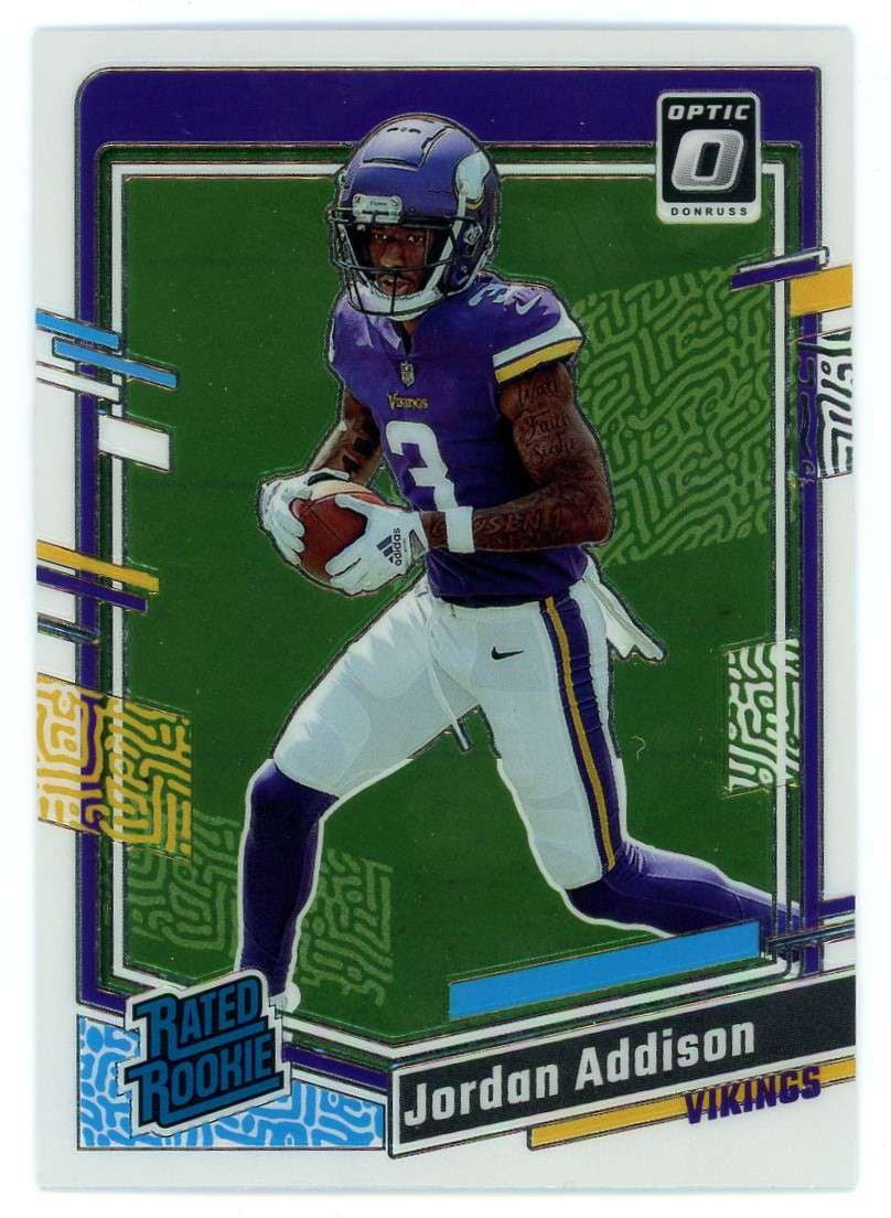 NFL 2023 Panini Donruss Optic Jordan Addison #271 (Rated  display picture 1