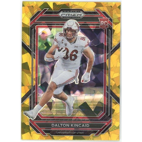 NFL 2023 Panini Prizm Draft Picks Gold Ice Prizm Dalton Kincaid #157 (Rookie)