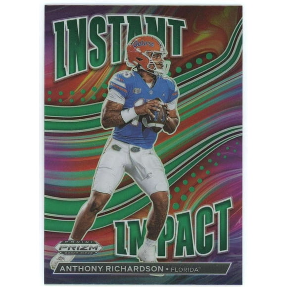 NFL 2023 Panini Prizm Draft Picks Green Anthony Richardson II-4 (Rookie, Instant Impact)