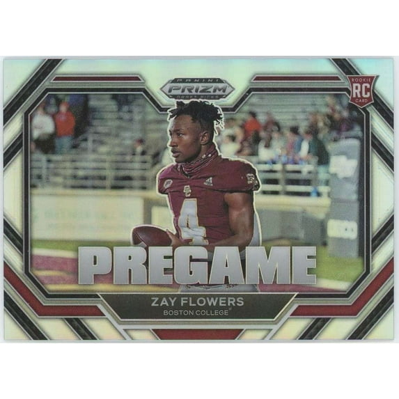 NFL 2023 Panini Prizm Draft Picks Zay Flowers PG-15 (Rookie, Pregame)