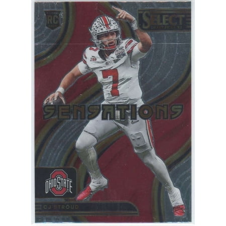 NFL 2023 Panini Select Draft Picks CJ Stroud SEN-CJ (Rookie, Sensations)