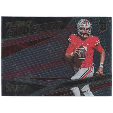 NFL 2023 Panini Select Draft Picks CJ Stroud TC-CJ (Rookie, Turbo Charged)