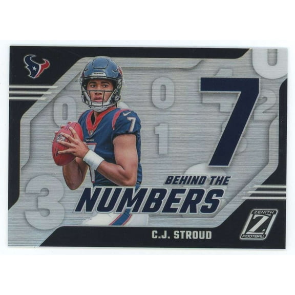 NFL 2023 Panini Zenith Behind the Numbers CJ Stroud #5 (Rookie)