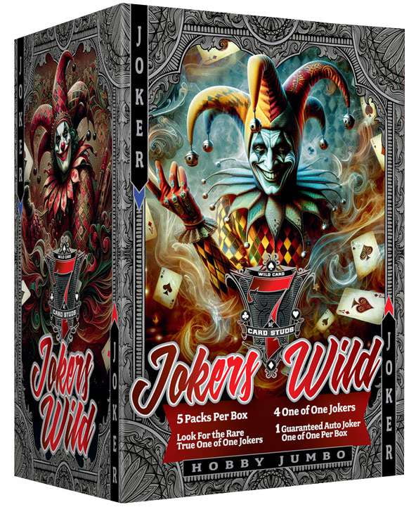 NFL 2024 7 Card Studs Jokers Wild Trading Card HOBBY Box