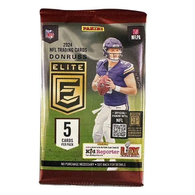 NFL 2024 Donruss Optic Football Hobby Pack (5 Cards per Pack)