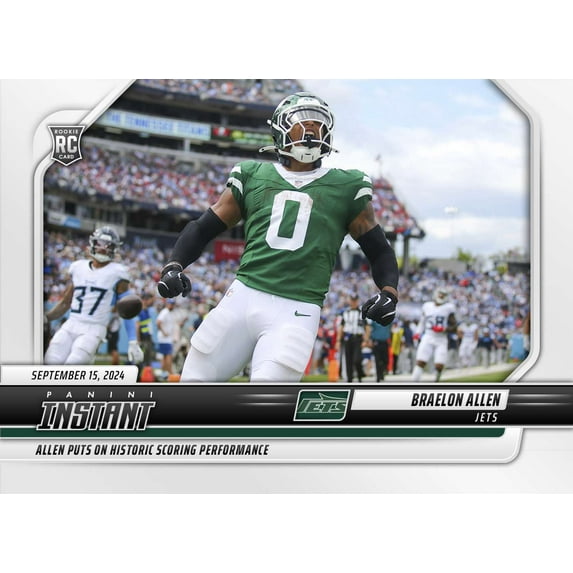 NFL 2024 Instant Football Braelon Allen #38 (Rookie, Historic Scoring Performance)