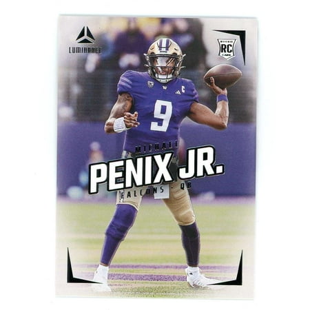 NFL 2024 Luminance Football Michael Penix Jr. #136 (Rookie)