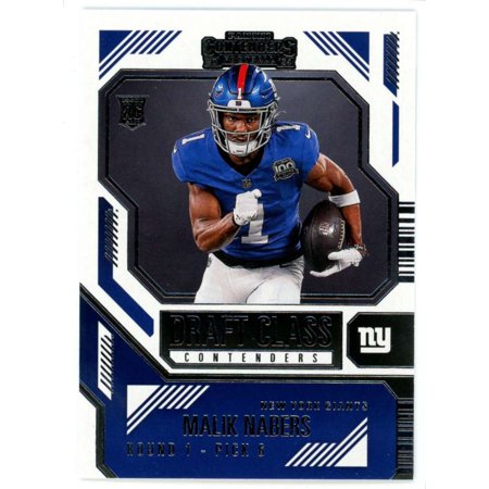 NFL 2024 Panini Contenders Football Draft Class Malik Nabers #5 (Rookie)