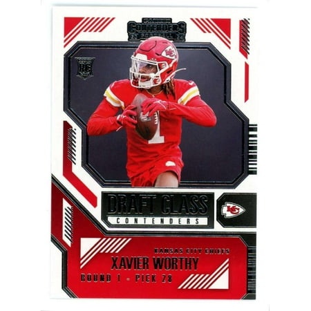 NFL 2024 Panini Contenders Football Draft Class Xavier Worthy #6 (Rookie)