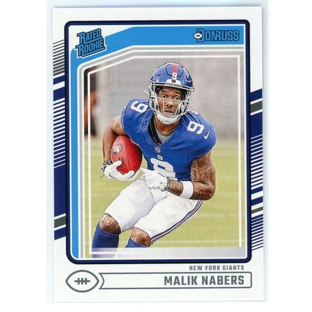 NFL 2024 Panini Donruss Football Malik Nabers #383 (Rookie)