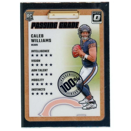NFL 2024 Panini Donruss Optic Football Passing Grade Caleb Williams #1 (Rookie)