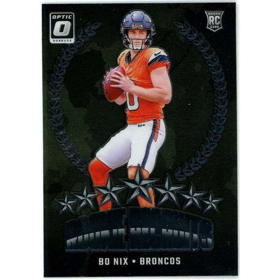 NFL 2024 Panini Donruss Optic Football Rookie Recruits Bo Nix #4 (Rookie)