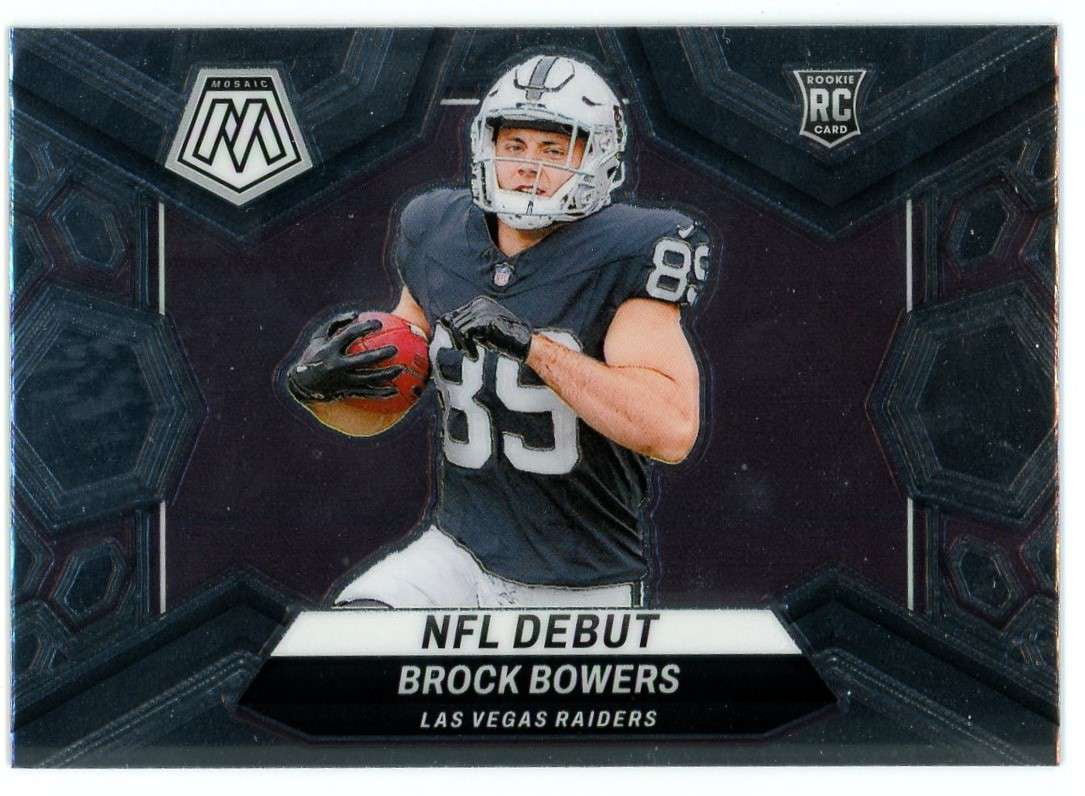 NFL 2024 Panini Mosaic Football Debut Brock Bowers #286 (Rookie