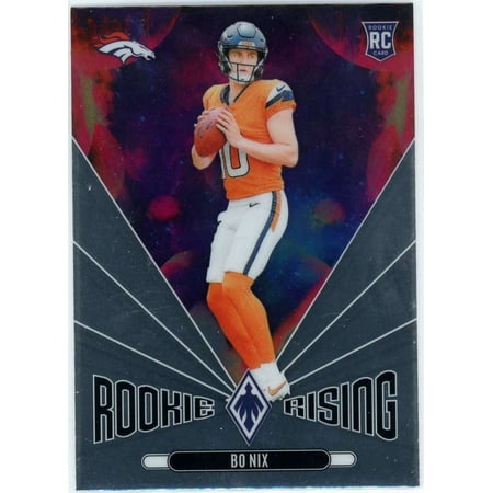 NFL 2024 Panini Phoenix Football Rookie Rising Bo Nix RR-BNX (Rookie)
