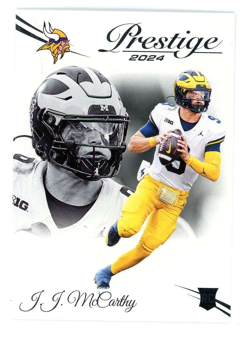 NFL 2024 Panini Prestige J.J. McCarthy 311 (Rookie)