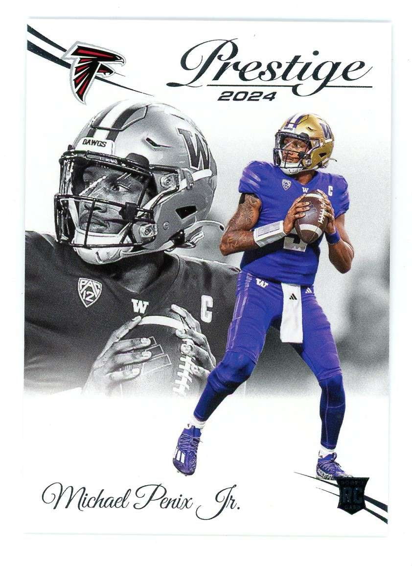 NFL 2024 Panini Prestige Michael Penix Jr. #335 (Rookie) - Walmart.com