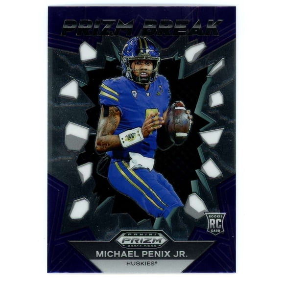NFL 2024 Panini Prizm Draft Picks Prizm Break Michael Penix Jr. PB-MPJ (Rookie)