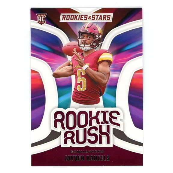 NFL 2024 Panini Rookies & Stars Football Rookie Rush Jayden Daniels RR-JDS (Rookie)