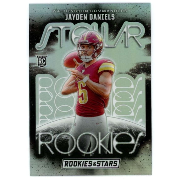 NFL 2024 Panini Rookies & Stars Football Stellar Rookies Jayden Daniels SR-JDS (Rookie)