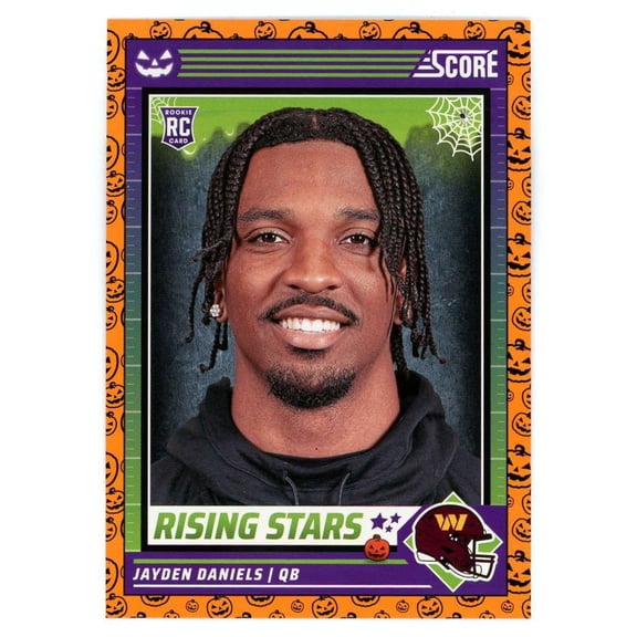 NFL 2024 Panini Score-A-Treat Orange Rising Stars Jayden Daniels #26 (Rookie)