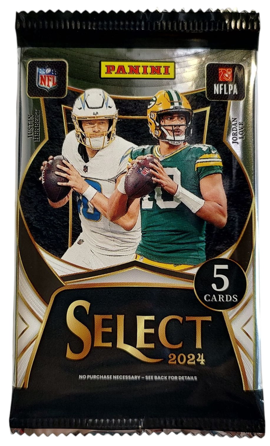 NFL 2024 Panini Select Football Trading Card HOBBY Pack (5 Cards)