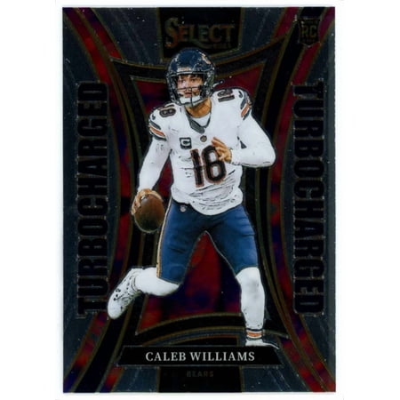 NFL 2024 Panini Select Football Turbocharged Caleb Williams #11 (Rookie)