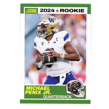 NFL 2024 Score Football 35th Anniversary Michael Penix Jr. #7 (Rookie)